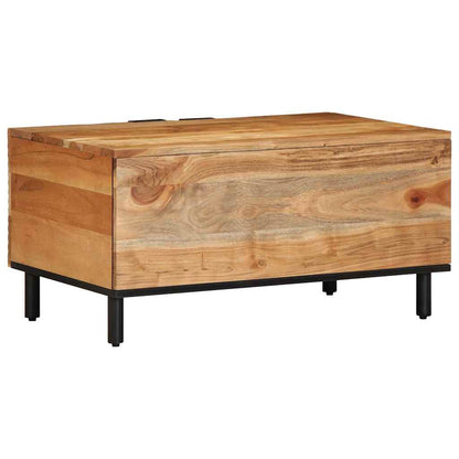 Coffee Table 80x50x40 cm Solid Wood Acacia