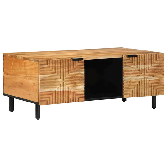 Coffee Table 100 x 54 x 40 cm Solid Acacia Wood