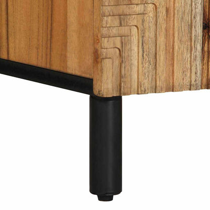 TV Cabinet with Drawer Brown 105 x 33 x 46 cm Solid Mango Wood