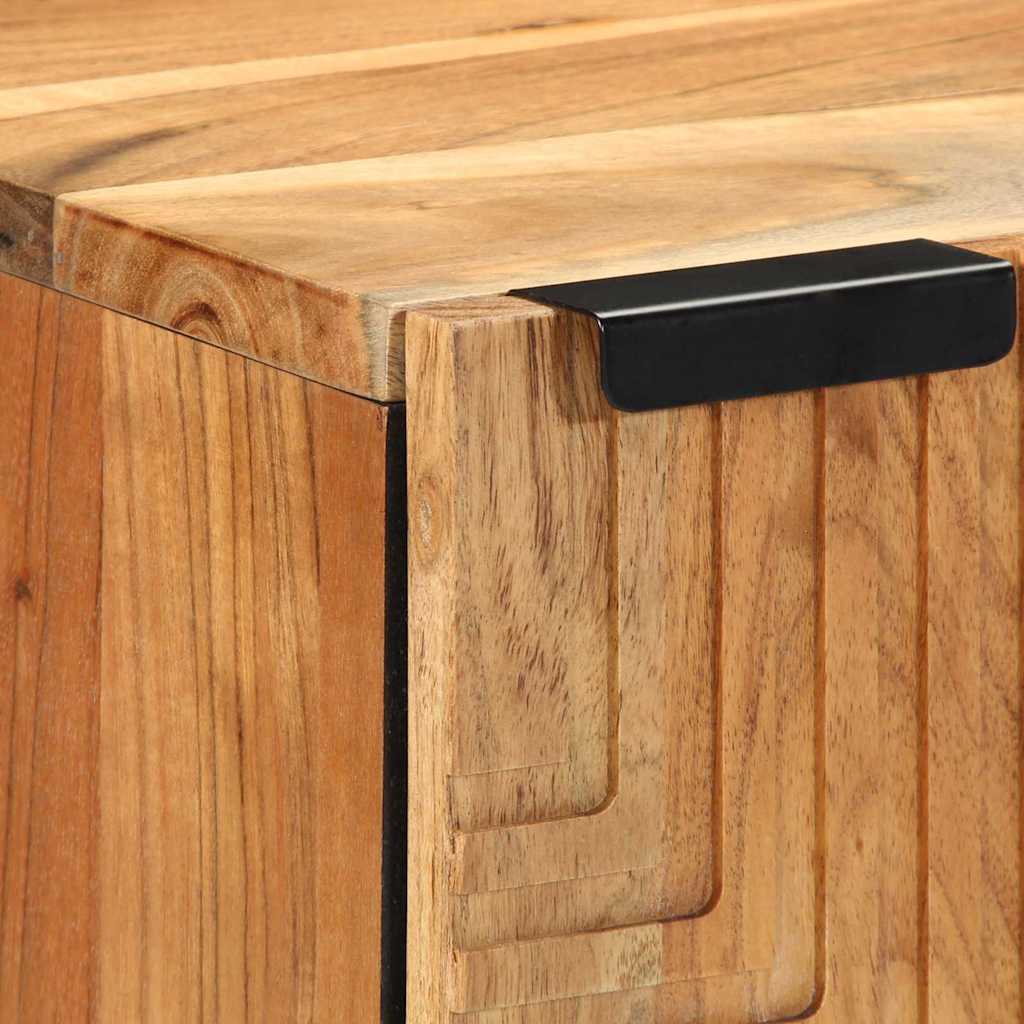 Bathroom Hanging Cabinet Brown 38 x 33 x 48 cm Solid Mango Wood