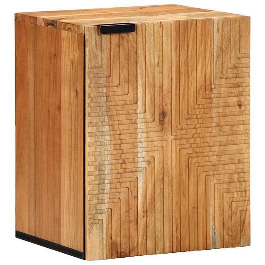 Bathroom Hanging Cabinet Brown 38 x 33 x 48 cm Solid Mango Wood
