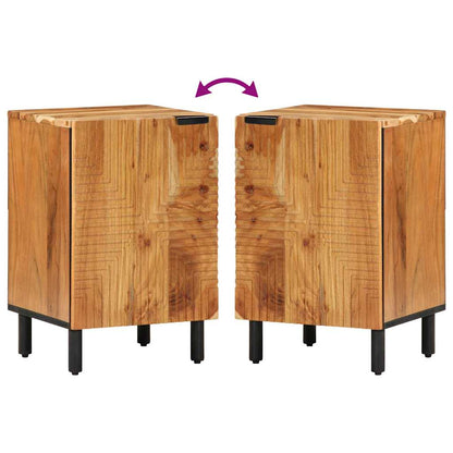 Bathroom Cabinet Brown 38 x 33 x 58 cm Solid Mango Wood