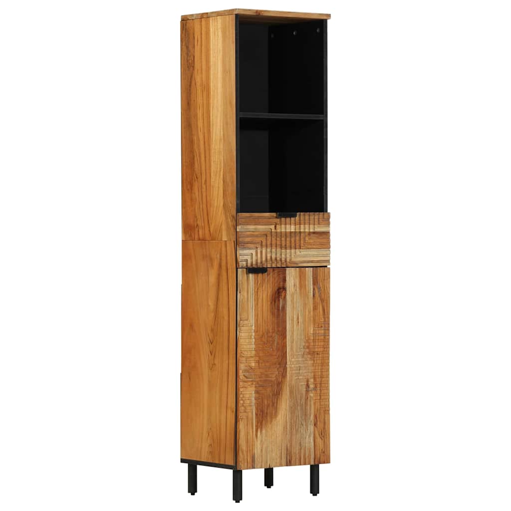 Bathroom Cabinet Brown 38 x 33 x 160 cm Solid Mango Wood