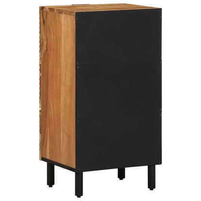 Sideboard with Drawer Brown 40 x 33 x 75 cm Solid Mango Wood