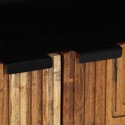 Sideboard with Shelf Brown 60 x 33 x 75 cm Solid Mango Wood