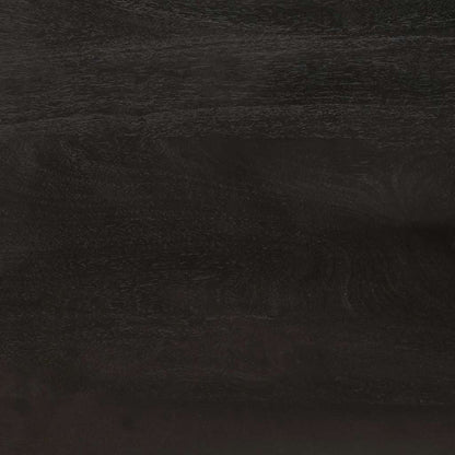 Sideboard Black and Gold 60 x 33 x 75 cm Solid Mango Wood