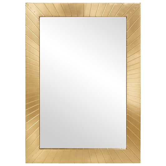 Bathroom Mirror Wall-mounted with Mirror Gold 50 x 2.5 x 70 cm