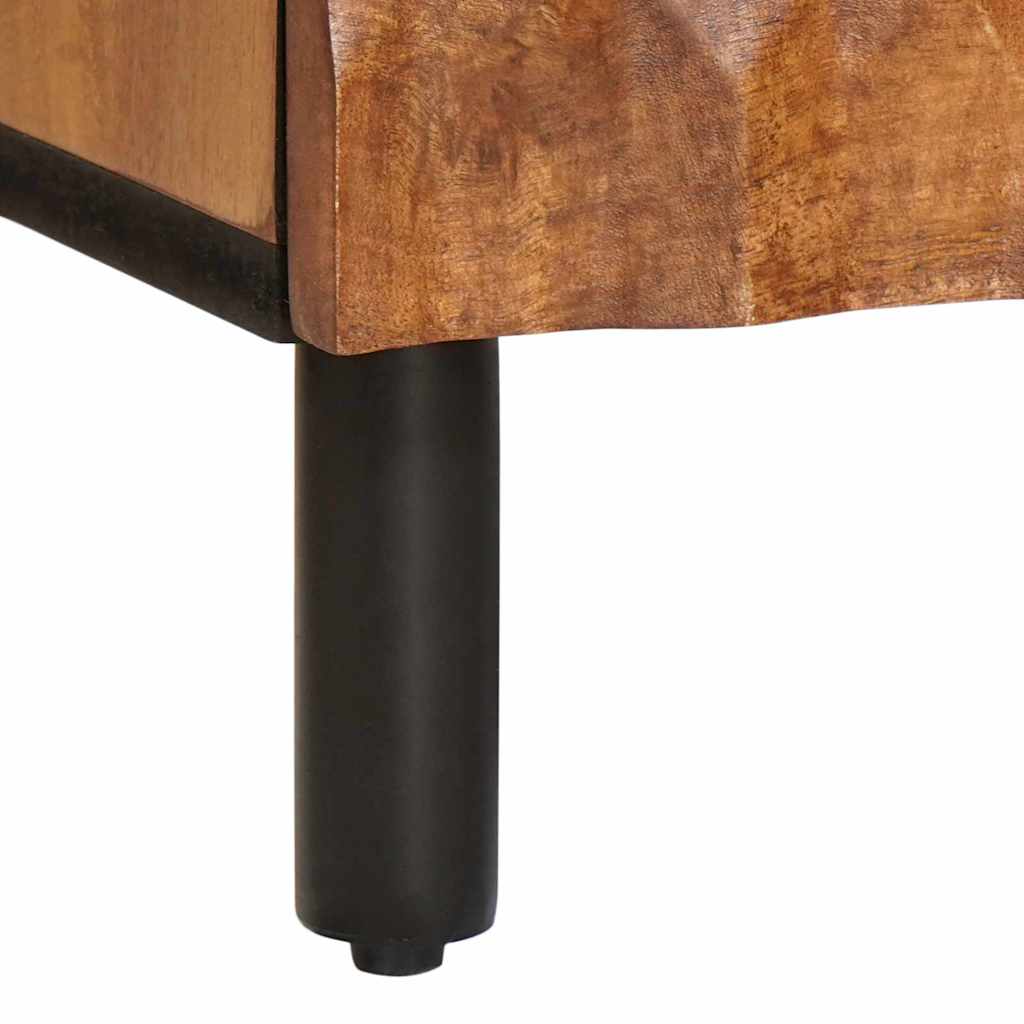 Bedside Cabinet Brown 40 x 33 x 46 cm Solid Mango Wood