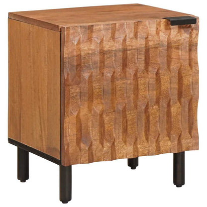 Bedside Cabinet Brown 40 x 33 x 46 cm Solid Mango Wood