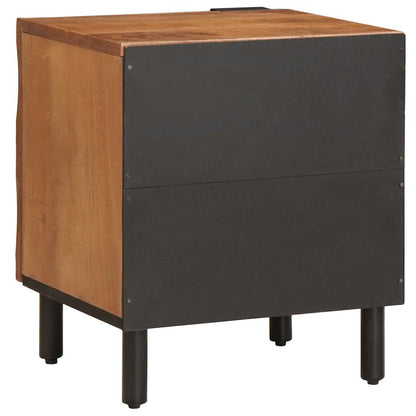 Bedside Cabinet Brown 40 x 33 x 46 cm Solid Mango Wood