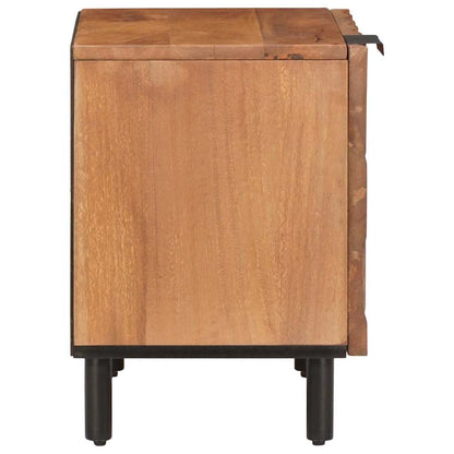 Bedside Cabinet Brown 40 x 33 x 46 cm Solid Mango Wood