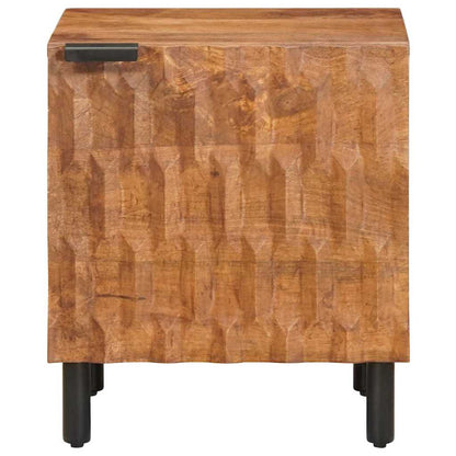 Bedside Cabinet 2 pcs Brown 40 x 33 x 46 cm Solid Mango Wood