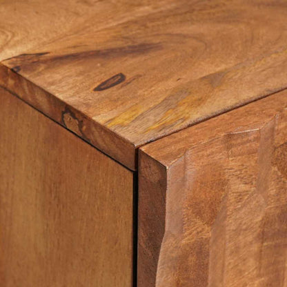 Bedside Cabinet 2 pcs Brown 40 x 33 x 46 cm Solid Mango Wood