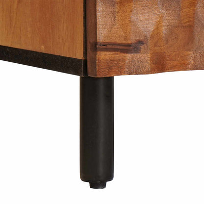 Bedside Cabinet Brown 50 x 33 x 62 cm Solid Mango Wood