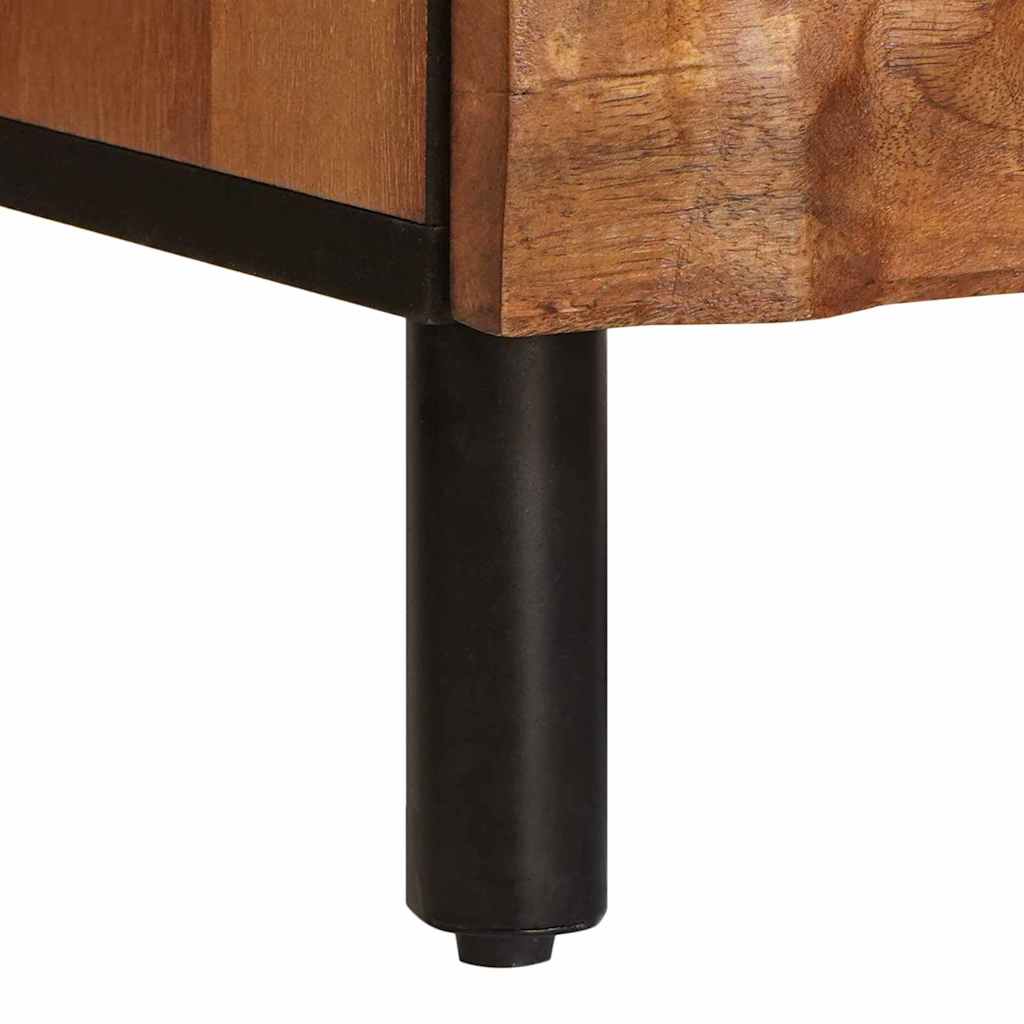 Bedside Cabinet Brown 50 x 33 x 62 cm Solid Mango Wood