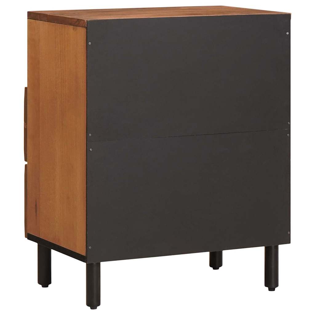 Bedside Cabinet Brown 50 x 33 x 62 cm Solid Mango Wood