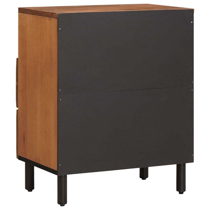 Bedside Cabinet Brown 50 x 33 x 62 cm Solid Mango Wood