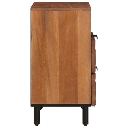 Bedside Cabinet Brown 50 x 33 x 62 cm Solid Mango Wood