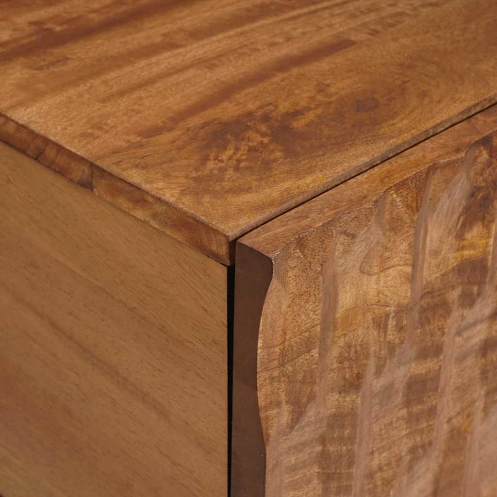 TV Cabinet with Drawer Acacia Brown Finish 105 x 33 x 46 cm