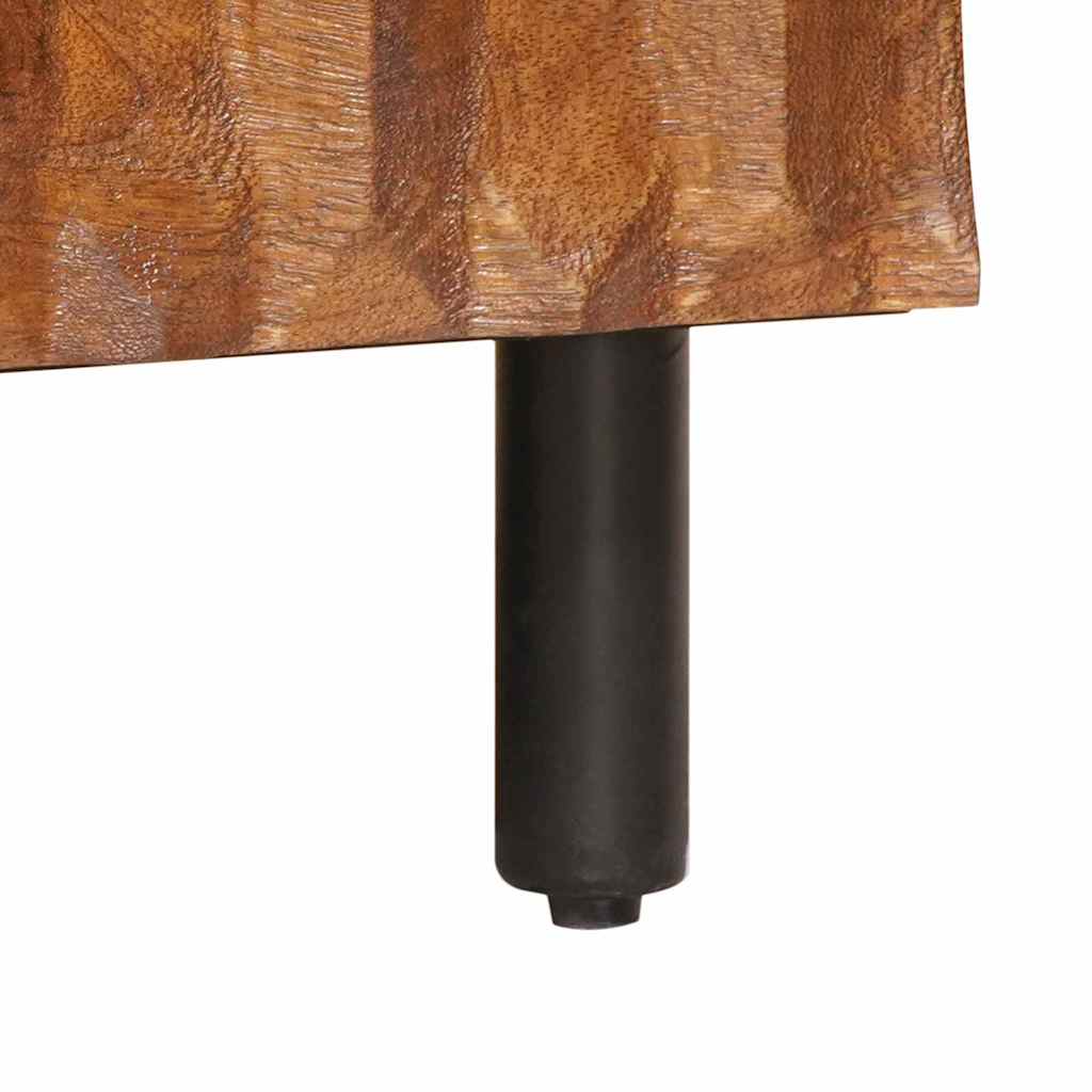 TV Cabinet with Drawer Acacia Brown Finish 105 x 33 x 46 cm
