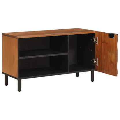 TV Cabinet Acacia Brown Finish 80 x 33 x 46 cm Solid Mango Wood