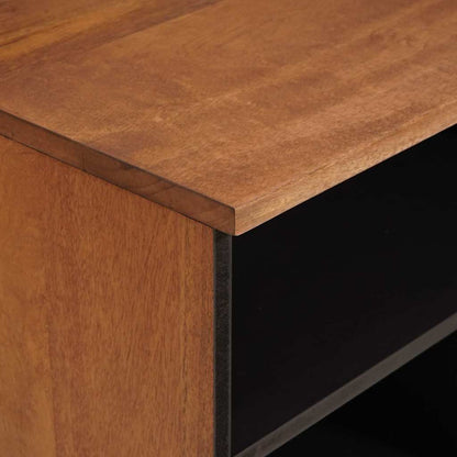 TV Cabinet with Drawer Acacia Brown Finish 100 x 33 x 46 cm