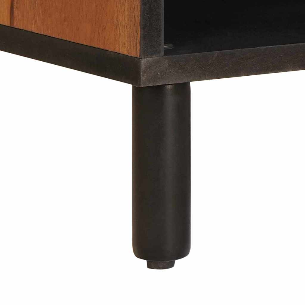 TV Cabinet Acacia Brown Finish 80 x 33 x 46 cm Solid Mango Wood