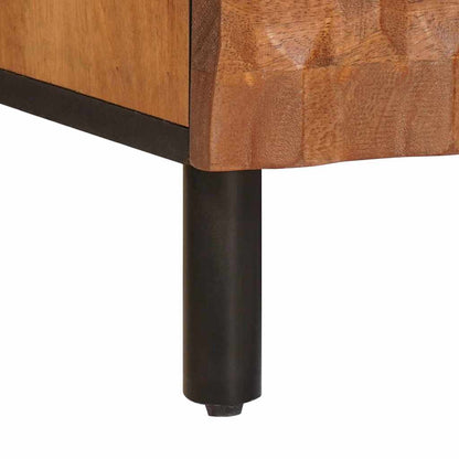TV Cabinet with Drawer Acacia Brown Finish 100 x 33 x 46 cm
