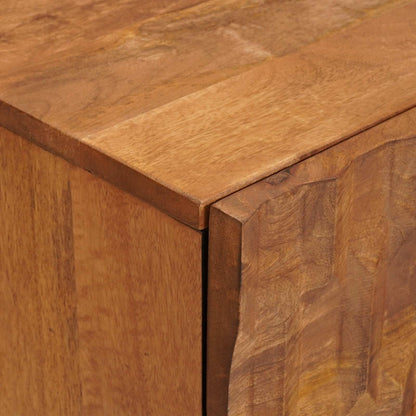 Sideboard Acacia Brown Finish 40 x 33 x 75 cm Solid Mango Wood