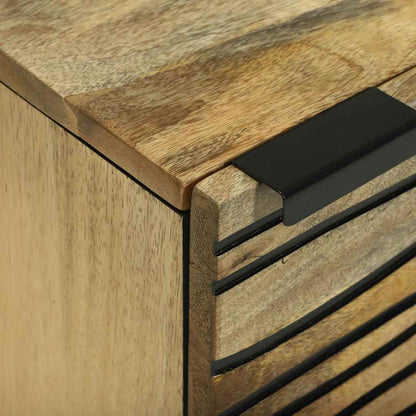 Bedside Cabinet Natural 40 x 33 x 46 cm Engineered Wood