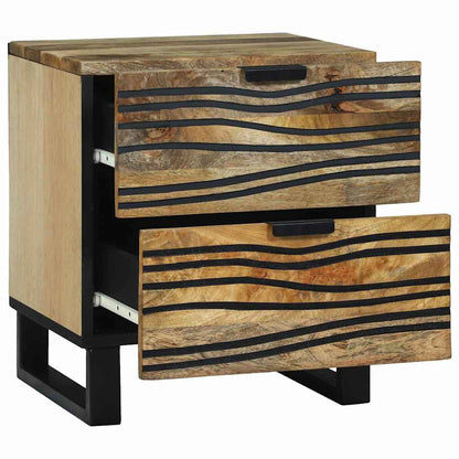 Bedside Cabinet Natural 40 x 33 x 46 cm Engineered Wood