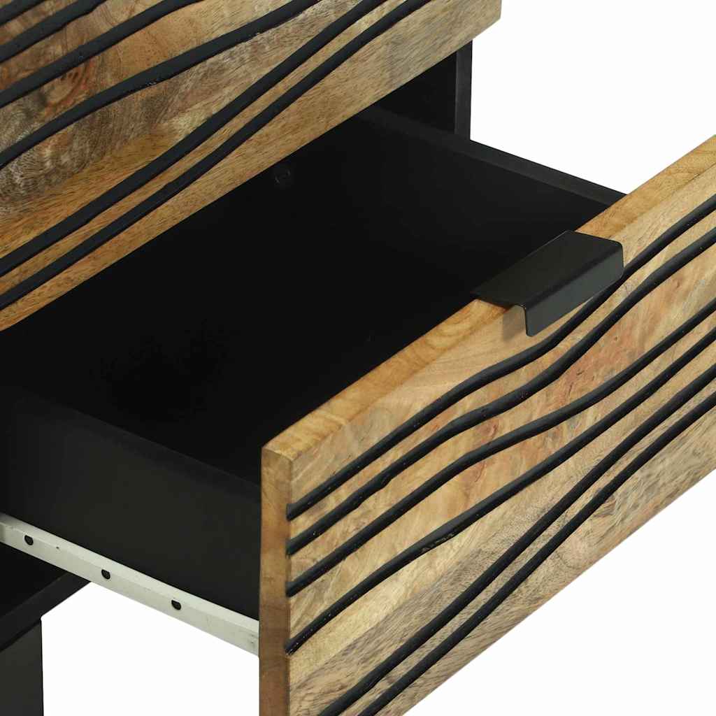 Bedside Cabinet 2 pcs Natural 40 x 33 x 46 cm Engineered Wood