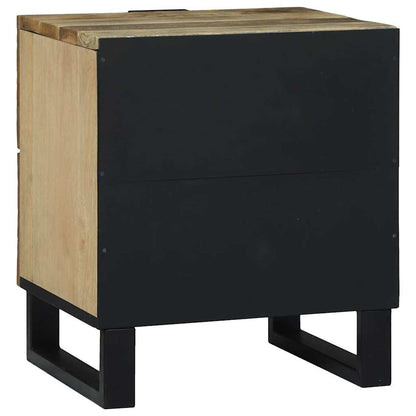 Bedside Cabinet 2 pcs Natural 40 x 33 x 46 cm Engineered Wood