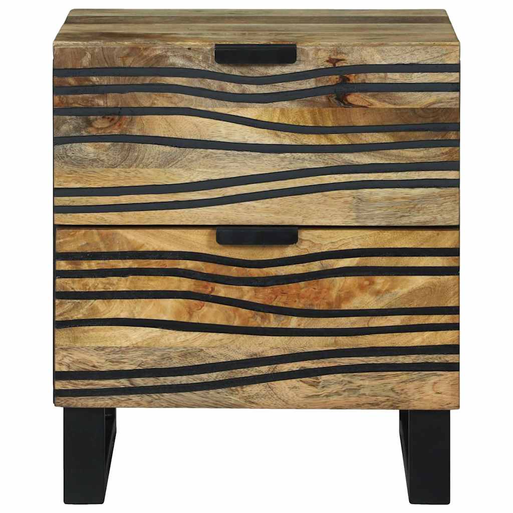Bedside Cabinet 2 pcs Natural 40 x 33 x 46 cm Engineered Wood