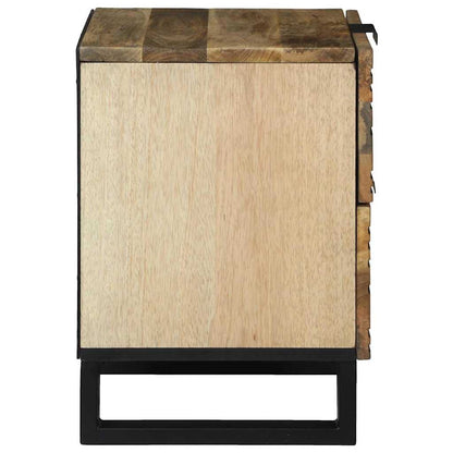 Bedside Cabinet 2 pcs Natural 40 x 33 x 46 cm Engineered Wood