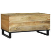 Coffee Table Brown 80 x 50 x 40 cm Solid mango wood