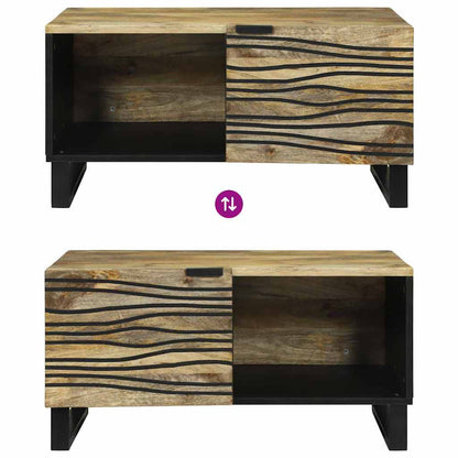 Coffee Table Natural 80 x 50 x 40 cm Engineered Wood