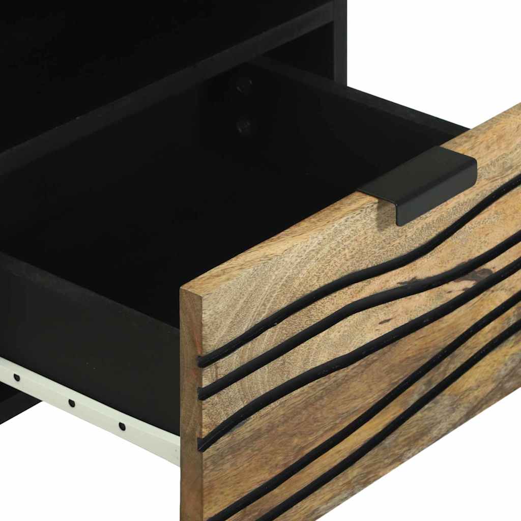 Bedside Cabinet 2 pcs Natural 40 x 33 x 46 cm Engineered Wood