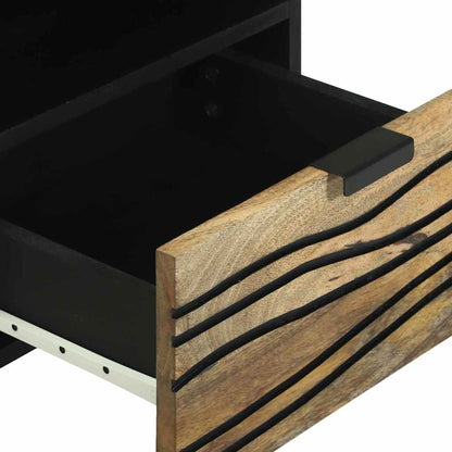 Bedside Cabinet 2 pcs Natural 40 x 33 x 46 cm Engineered Wood