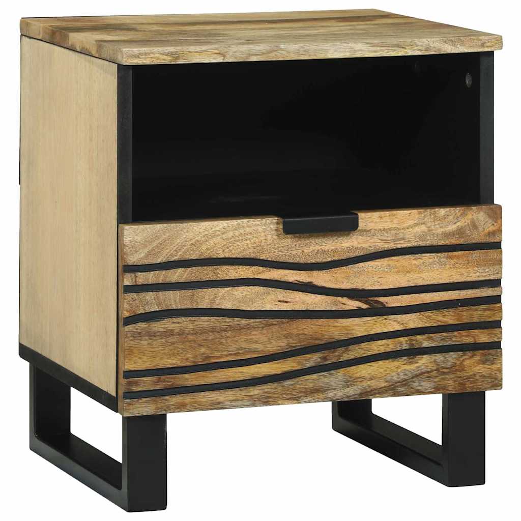 Bedside Cabinet 2 pcs Natural 40 x 33 x 46 cm Engineered Wood