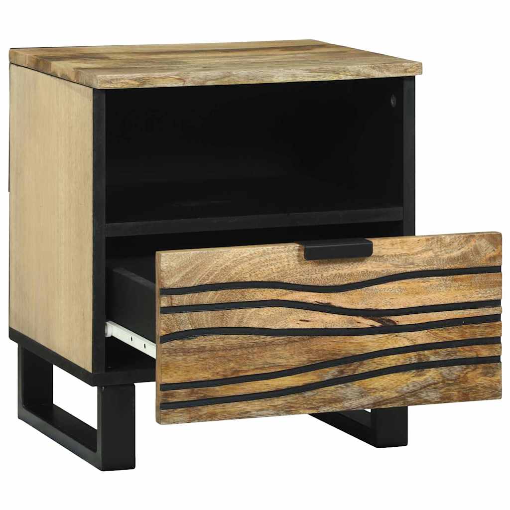 Bedside Cabinet 2 pcs Natural 40 x 33 x 46 cm Engineered Wood