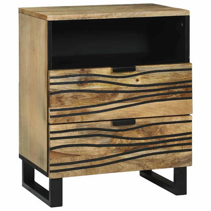 Bedside Cabinet Natural 50 x 33 x 62 cm Engineered Wood
