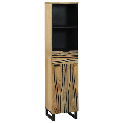 Bathroom Cabinet Natural 38 x 33 x 160 cm Engineered Wood