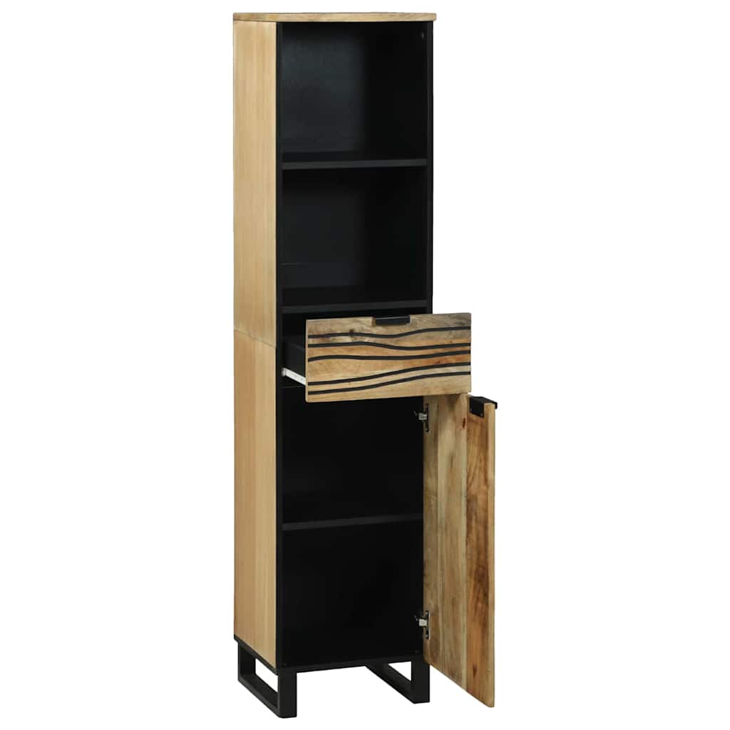 Bathroom Cabinet Natural 38 x 33 x 160 cm Engineered Wood