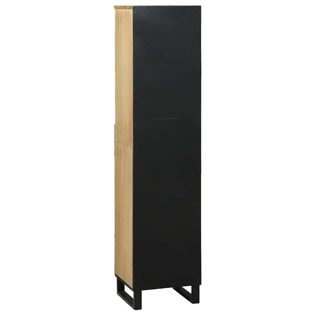 Bathroom Cabinet Natural 38 x 33 x 160 cm Engineered Wood