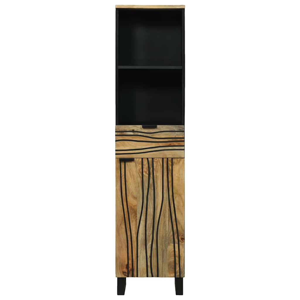 Bathroom Cabinet Natural 38 x 33 x 160 cm Engineered Wood