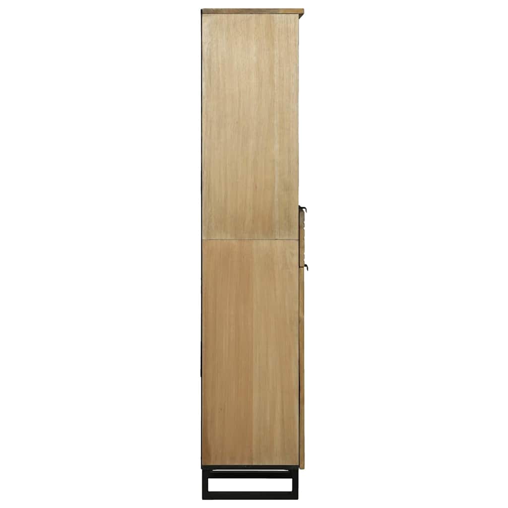 Bathroom Cabinet Natural 38 x 33 x 160 cm Engineered Wood