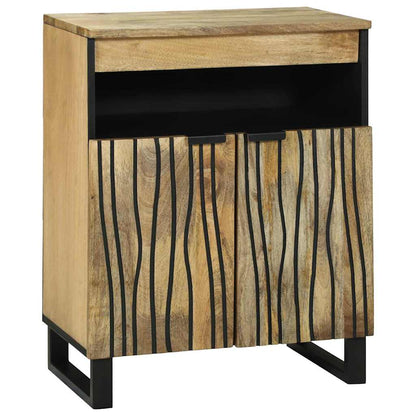 Sideboard with Drawer Brown 60 x 33 x 75 cm Solid mango wood