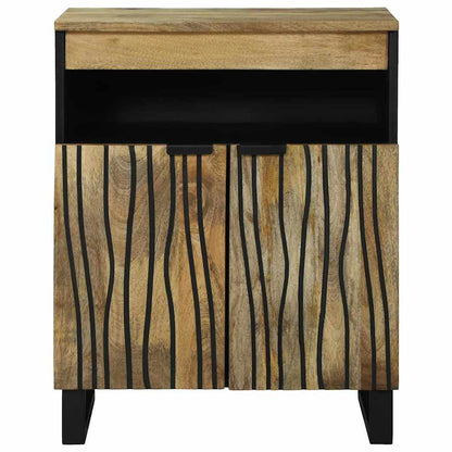 Sideboard with Drawer Brown 60 x 33 x 75 cm Solid mango wood