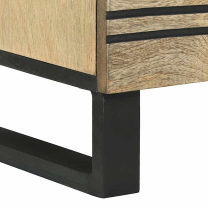 Sideboard Brown 80 x 33 x 75 cm Solid mango wood